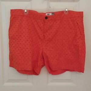 NWOT cute Orange shorts